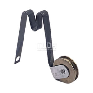 Screen Door Roller 1” Steel Single Galvanized Spring (3/8” x 1-3/4”) - Profile