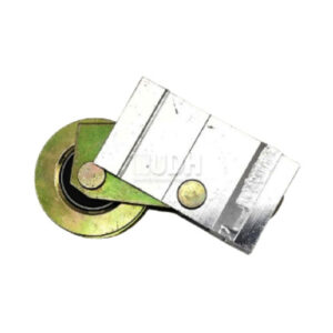 Sliding Door Roller 1-1/2” Steel Single (3/4” x 1-7/32”) - Profile