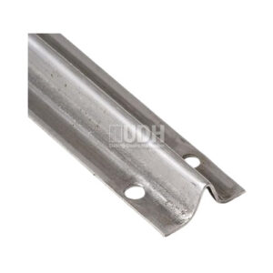 Sliding Door Screw Down Track Cover 1" Stainless Steel - Profile