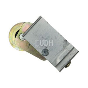 Sliding Door Roller 1-1-4” Steel Single 3-4” x 1-3-8” - Miller - Profile
